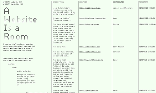 screenshot of the home brewserver club website